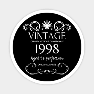 Vintage 1998 - Birthday Gift For Men Magnet